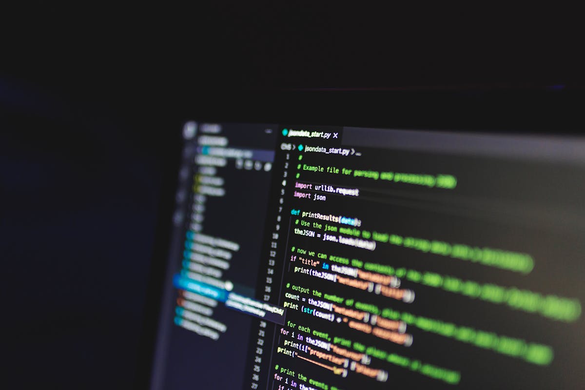 Developer screen showing code during a legacy modernization review